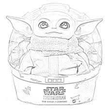 I made a sculpt, a base skin shader, eyes. The Holiday Site Coloring Pages Of Baby Yoda Of The Mandalorian