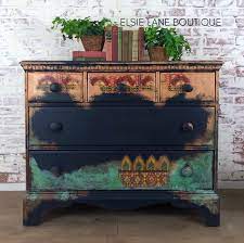 Bohemian Style Furniture Boho Furniture Paint Furniture Painted Furniture