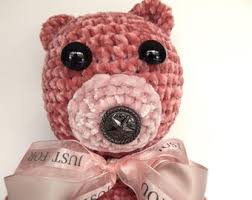 Plush Chenille Bear Just for You! NEW