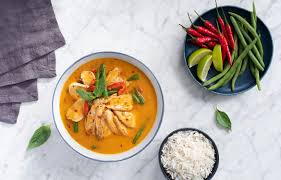 Poulet Au Cari Rouge Thailandais Recipe In 2020 Red Curry Chicken Curry Chicken Thai Red Curry