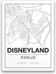 Disneyland parijs studios plattegrond werd het tweede themapark walt disney studios park geopend. Bol Com Poster Plattegrond Disneyland A4