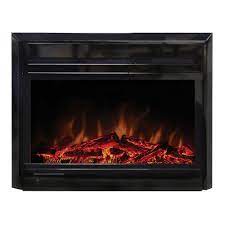 Zokop embedded 27 electric fireplace insert heater log flame w/ remote control. Paramount 28 Inch X 18 Inch Electric Fireplace Insert With Gentle Touch Controls The Home Depot Canada