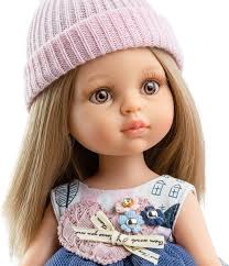 Paola Reina Pop Amigas Carla tulejurk/muts (32cm)