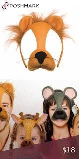 Lion Dress Ups Animal Mask Headband New Animal Masks Lion Dress Animals