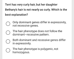 Click to see full answer. Terri Has Very Curly Hair But Her Daughter Bethany S Chegg Com