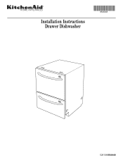 24'' double drawer dishwasher manual