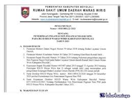 Maybe you would like to learn more about one of these? Lowongan Kerja Rsud Waras Wiris Boyolali Di 2021 Pemerintah Kerja Kebidanan