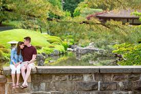Alyssa And Dan S Engagement Session At Shofuso Japanese House And Gardens Fairmountpark Shofuso Phillyengagement P Engagement Session Photo Japanese House