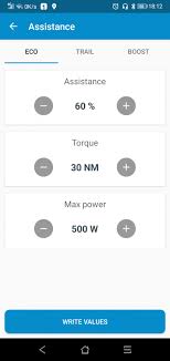 Seems to have done the job. Etuning Ebike Tuning App For Shimano Steps Motors