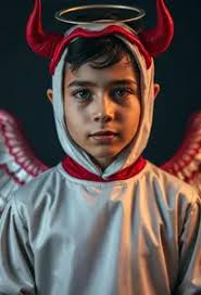 Angel Devil Costume Fancy Dress Face Swap Face Swap, Costumes...