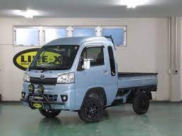 line x カスタムカー紹介 ハイゼット ジャンボ ミストブルー line xカスタム車をご紹介 神奈川県 o様 ハイゼット ジャンボをご紹介 人気のカスタムパーツでフルコンプリートしたお車です ハイゼット ジャンボ line x ハイゼット ミニトラック 自動車