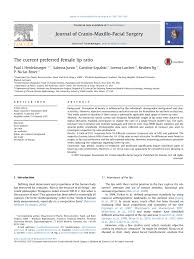 While this hydrating balm looks most appropriate for lips, the natural wonder can stand in for eye cream, cuticle oil, face lotion, foot lotion, you name it. Pdf The Current Preferred Female Lip Ratio