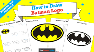 That is, the lines which intersect at right angles. How To Draw Batman Logo Easy Drawing Guides