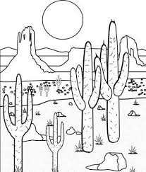 Okul Oncesi Kaktus Boyama Sayfalari Yeni Boyama Sayfalari Kaktus Boyama Kitaplari