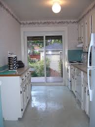 the galley kitchen renovation before