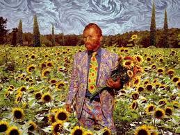 Orang yang memegang buku van gogh di samping bunga matahari. Sun Flower Halaman All Kompasiana Com