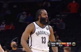 Brooklyn nets star james harden will not play against the utah jazz on wednesday due to neck soreness, marking just his second missed game of the harden was listed as questionable ahead of the nets' game against the trail blazers on tuesday night. James Harden Leads Nets To Incredible Comeback Win Over Suns