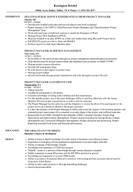 Here's a project manager resume example made with our builder. Project Manager Service Resume Samples Velvet Jobs