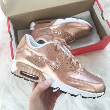 Nike Air Max 90 Silber Schuhe Mit Swarovski Kristallen Nike Air Max Nike Air Max For Women Nike Shoes Air Max
