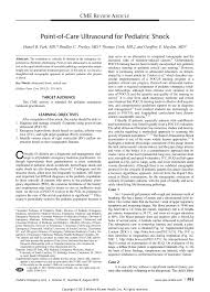Information about treatment costs are estimates and reflect the average costs of guidance and care delivered through unitedhealthcare owned and. Pdf Point Of Care Ultrasound For Pediatric Shock