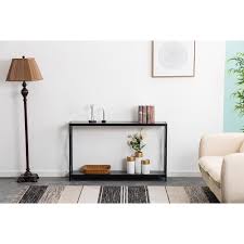 Luckily, there are basic decorating rules that answer all of those questions and make choosing the right height lamp is especially important if you are a bedtime reader. Zimtown Console Table Sofa Table Metal Frame Easy Assembly For Entryway Living Room Gray Walmart Com Walmart Com