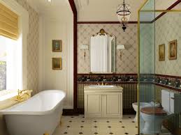 Large patterns/prints or small patterns/prints. Small Bathroom Wallpaper Ideas