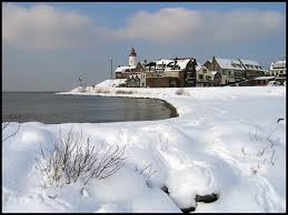 This former island is situated on the edge of the noordoostpolder and directly connected to the ijsselmeer. Urk In Winter A Photo From Flevoland North Trekearth