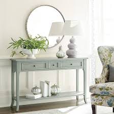Braden 3 Drawer Console Table Ballard Designs In 2020 Entrance Table Decor White Console Table Console Table Decorating