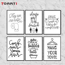  Wallcorners Nordic Wall Art Canvas Free Shipping Worldwide Wallcorners Decor Your Home Life Toilet Quotes Bathroom Canvas Art Bathroom Canvas