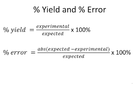 We did not find results for: Percent Yield And Percent Error Calculations Science Chemistry Percent Yield Percent Error Showme