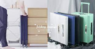 行李箱變瘦了 日本超狂 折疊行李箱 輕鬆收納不求人 locker storage lockers storage