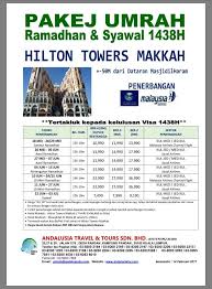 137 tykkäystä · 2 puhuu tästä. Pendaftaran Pakej Umrah Ramadhan Andalusia Alor Setar Facebook