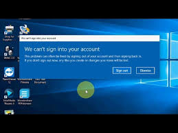 How To Fix Error Message We Can T Sign Into Your Account On Windows 10 Youtube