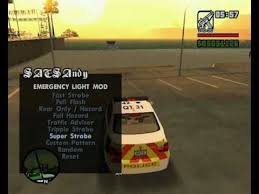 San andreas is undoubtedly one of the best game in the series and a wonderful piece of work from rockstar games. Elm V9 For Gta Sa Emergency Light Mod For Gta San Andreas