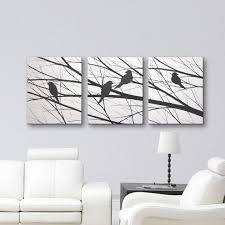 Large Canvas Bird Wall Art Bird Wall Art Painting Bird Silhouette Love Birds Art Bird Toddevansart Etsy Com 3 Piece Canvas Art Silhouette Wall Art Canvas Art Wall Decor