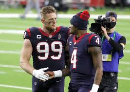 Watson is listed as the no. What J J Watt Told Deshaun Watson As They Walked Off The Field