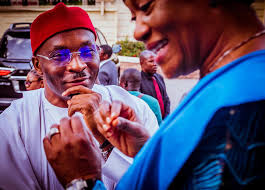 Capturing Moments of Leadership: A memorable encounter with Hon. Benjamin  Kalu and the first lady of the Federal Republic of Nigeria. . 2nd June 2023  . #tobilobadearest #ds004🇳🇬