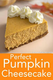 A Light And Creamy Pumpkin Cheesecake With All Your Favorite Fall Spices And A Crunchy Gr Pumpkin Cheesecake Recipes Pumpkin Cheesecake Easy Pumpkin Cheesecake