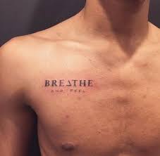 The placement of tattoos is a key factor to consider and chest tattoos has a way of enhancing some of the cool features that define masculinity. Tattoo Ideas For Guys Chest Quotes Tatoo 42 Ideas Small Chest Tattoos Chest Tattoo Men Chest Tattoo Quotes