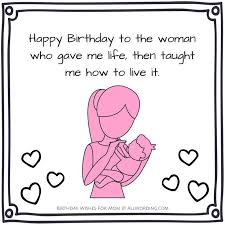 Woman Birthday Wishes And Prayer For My Mother Happy Birthday Mom 50 Heartfelt And Hilarious Birthday Wishes Happy Birthday Mom Quotes Mom Birthday Quotes Birthday Wishes For Mom