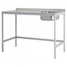stainless steel utility sink with legs