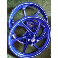18 inch sport rim te37 rays mercedes benz bmw mazda hyundai nissan kia vw audi volvo peugeot mitsubishi ford size. Y125z Sport Rim Original Biru Gp Shopee Malaysia