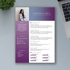 Mon Beau Cv Modele Cv Ultraviolet En 2020 Modele Cv Modele Cv Word Beau Cv