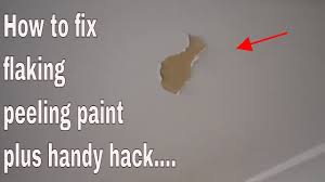 Check spelling or type a new query. How To Fix Flaking Peeling Bubbled Paint Bathroom Ceiling Youtube