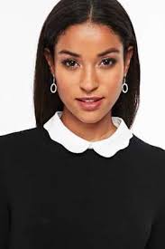 Wallis Black & White Layered Top Size 10 Bnwt