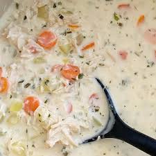 Cream Cheese Chicken Soup Calls For Already Cooked Chicken So Use Up Some Leftovers Or Buy A Rot In 2020 Chicken Soup Recipes Creamy Chicken Soup Cream Cheese Chicken