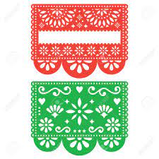 Banner & bunting, mexico theme, new arrivals, shop all. Mexican Papel Picado Vector Design Template Cutout Paper Decorations Royalty Free Cliparts Vectors And Stock Illustration Image 87048999