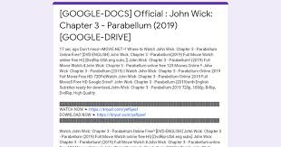 Watch movies with subtitles using open subtitles mkv player. Google Docs Official John Wick Chapter 3 Parabellum 2019 Google Drive