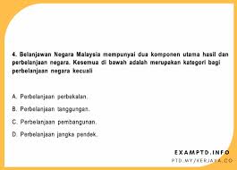 Panduan yang berbentuk format dan contoh kertas soalan peperiksaan pegawai tadbir dan diplomatik ini dapat membantu calon untuk mengulangkaji dan melihat sendiri akan bentuk soalan ptd in. Pin On Education