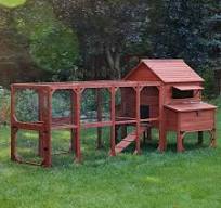 Rhode Island Chicken Coop Kit for 10+ Chickens with Run